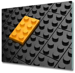 Üveg vágódeszka Lego téglák 60x52 cm