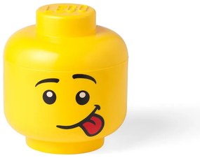 Silly sárga fejformájú tárolódoboz, ⌀ 16,3 cm - LEGO®