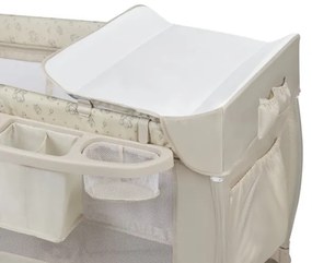 Lionelo - SVEN PLUS utazóágy, bézs színű