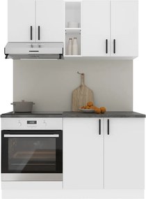 Karo V4 konyhabútor 28 mm-es Thermo munkalappal, Fehér, 140 cm