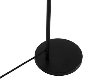 Modern asztali lámpa fekete füstös árnyékolóval - Maly