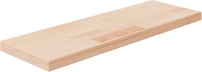 vidaXL kezeletlen tömör tölgyfa polclap 60x20x2,5 cm