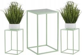 Seledin aranyos fém virágágyás növény álló loft 40 cm