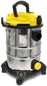Ipari száraz/nedves porszívó 25L 1800W kellékekkel