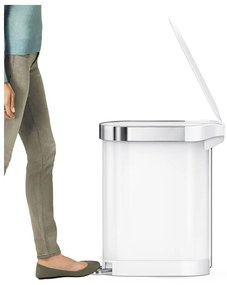 Acél pedálos szemetes 45 l - simplehuman