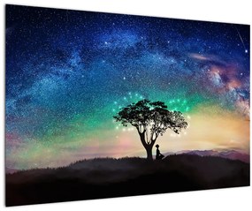 Kép - Pihenés a csillagok alatt (90x60 cm)