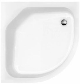 Besco Diper félkör alakú zuhanytálca 90x90 cm fehér #BAD-90-II