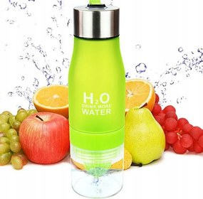 Kulacs 650ml-es facsaróval az edzőteremben Futás Zöld szín