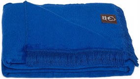 Pamut akril takaró 150x200 búzavirág pléd ágytakaró