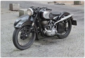Poszterek 185x125 Klasszikus motorkerékpár Motor