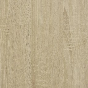 sonoma tölgy színű szerelt fa cipőpolc 100 x 38,5 x 49 cm