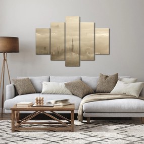 Egy város képe a felhőkben (150x105 cm)