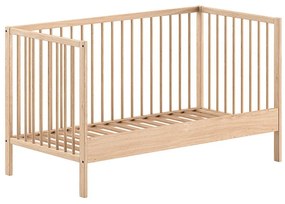 Natúr színű borovi fenyő babaágy 70x140 cm DINO – Vipack