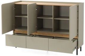 Azalio komód 150 cm fiókokkal - eukaliptusz / baltic dune tölgy