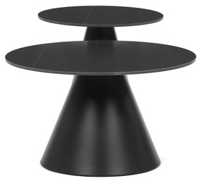 F4118 BK konferenciaasztal-készlet, márvány, 2 db