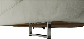 Ülőgarnitúra, világos szürke, szövet, balos, BUTON P