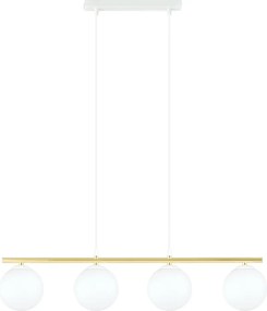 Emibig modern függeszték allora fehér arany emi1255/4