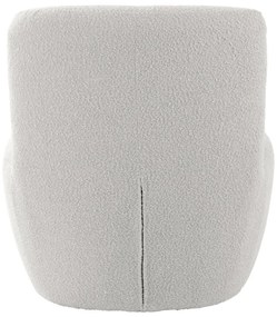 Fehér buklé fotel Ada – Leitmotiv