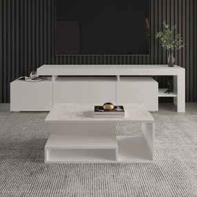 Vera Mini - White, Marble