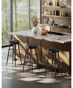 LIOR fekete bárszék