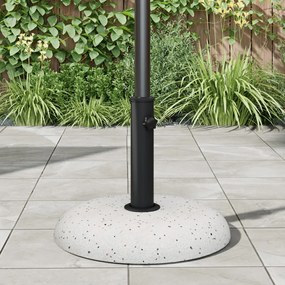 Napernyő Talp 37/42/52/58mm Oszlopokhoz Fehér Beton 20 kg