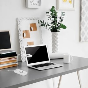 Rabalux 74014 - HARDIN LED érintős asztali lámpa, állítható fény, 5W/5V, fehér