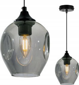 Mennyezeti Lámpa Függő Csillár Szimpla Üveg Konyhába Nappaliba Loft