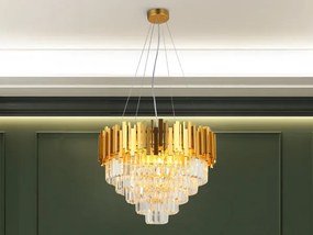 PLAZA LED DESIGN KRISTÁLYCSILLÁR FÜGGŐLÁMPA 9x40W