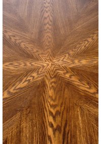 Étkezőasztal CARMELO 75 x 100 cm fekete/barna