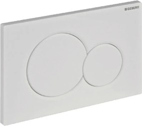 GEBERIT Sigma01 nyomólap, 2 vízmennyiséges, alpinfehér