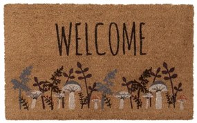 Lábtörlő 75x45cm, kókusz-PVC, Little fall jewels