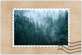 Poszterek 90x60 Erdő a ködben Utazás