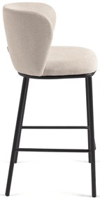 Bézs bárszék (ülésmagasság 65 cm) Ciselia – Kave Home