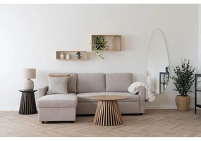 Natúr színű többszintes bambusz fali polc 70 cm Ember – House Nordic