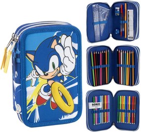 Sonic a sündisznó Power Run tolltartó töltött 3 emeletes Giotto