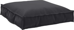 vidaXL Párna Fekete 70 x 70 x 12 cm Oxford Szövet