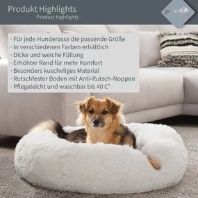 PESTUFF Kutyafekhely kerek 60 cm bézs