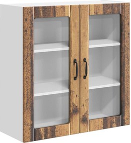 vidaXL Konyhaszekrény Öreg fa 80 x 31 x 80 cm Faanyag