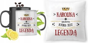 Karolina Varázsbögre fényképes nyomott mintás párna szett