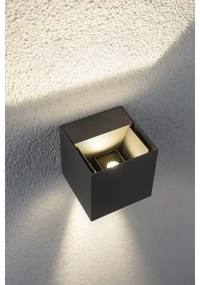 Paulmann 18000 - 2xLED/3W IP65 Kültéri fali lámpa CYBO 230V szürke