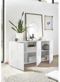 SERIAN fehér komód