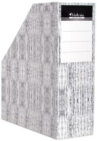 Iratpapucs, karton, 90 mm, VICTORIA OFFICE, Textil (IDVPT)