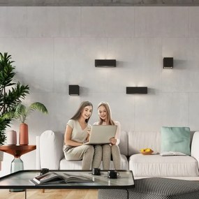 Fali lámpa VEGA 1xE27/60W/230V fekete