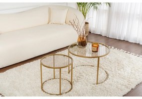 Aurum Gold and Bronze dohányzóasztal szett 60 cm, 2 db