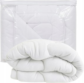 Polár Paplan 140x200cm Fehér Meleg Puha Tömör Kivitel