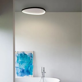 Ideal Lux - LED Dimmelhető mennyezeti lámpa GEMINI LED/28W/230V átm. 61 cm CRI 90 fekete