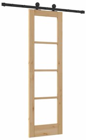 Csúszó Ajtó ORKDAL Barna 61 x 198.5 cm Fa és fém