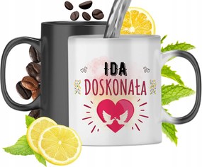 Mágikus bögre Ida-nak matt fekete, fényképes nyomtatással 330ml