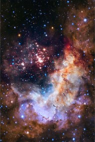 Nasa Westerlund Gromada 2 Hubble A1+ poszter