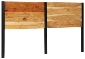 tömör fa akác és vas fejtámla 180 cm